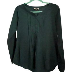 Ann Taylor Loft | Flowy Long-Sleeved Blouse